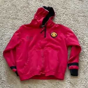 Manchester United Red Devils Zip Up Hoodie